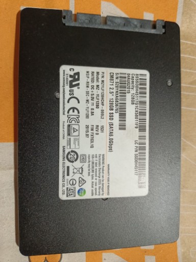 Zdjęcie oferty: Dysk SSD Samsung MZ-7LN1280 128GB 2,5" SATA III