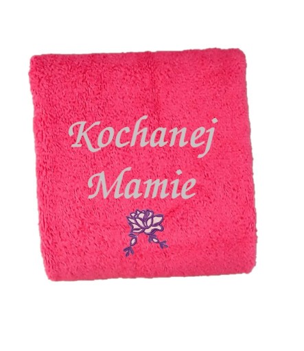 Zdjęcie oferty: Ręcznik z haftem 50/100 cm, prezent na Dzień Mamy