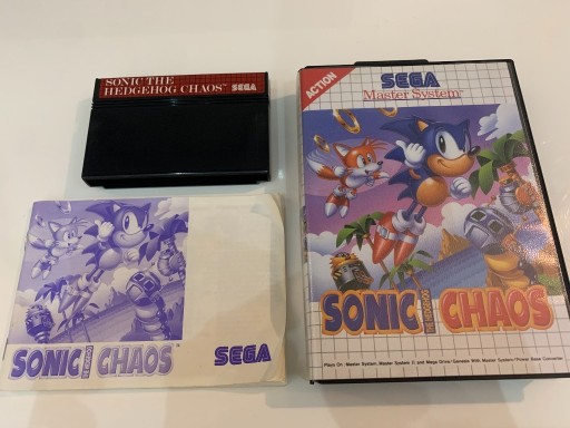 Zdjęcie oferty: Sega Master System Sonic The Hedgehog Chaos Gra Ka