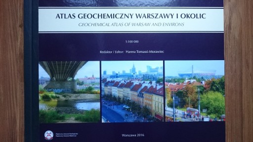 Zdjęcie oferty: Atlas Geochemiczny Warszawy i okolic + płyta CD 