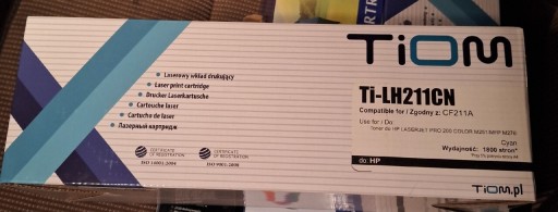 Zdjęcie oferty: Toner TiOM do HP Ti-LH211CY niebieski (cyan)