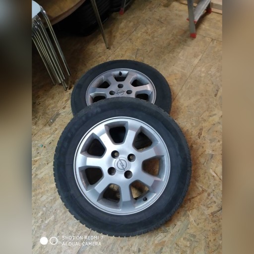 Zdjęcie oferty: Felgi aluminiowe z oponami 195/60/15 Opel