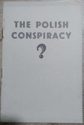 Zdjęcie oferty: H.W.Henderson. The Polish conspiracy?