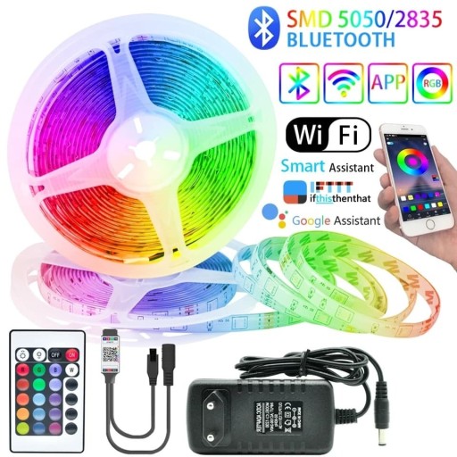 Zdjęcie oferty:  taśma LED RGB z Bluetooth