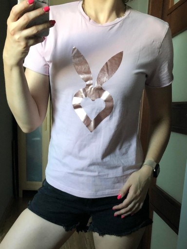 Zdjęcie oferty: Cardio Bunny koszulka t-shirt S róż