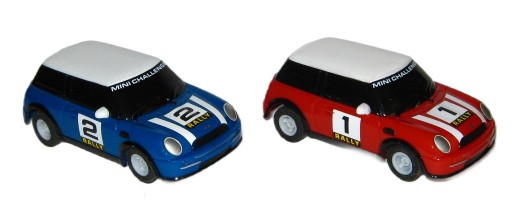 Zdjęcie oferty: MICRO SCALEXTRIC / BMW MINI COOPER BLUE VS RED