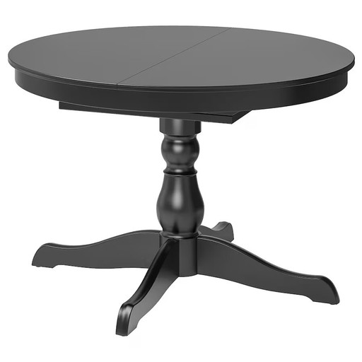 Zdjęcie oferty: INGATORP Stół rozkładany, czarny, 110/155 cm