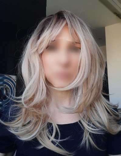Zdjęcie oferty: peruka blond, długie cieniowane włosy