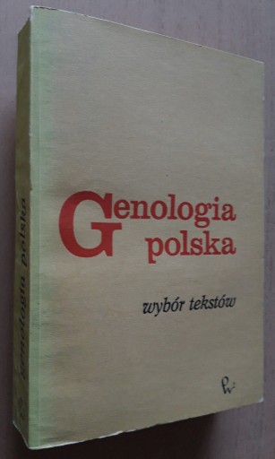 Zdjęcie oferty: Genologia polska Wybór tekstów 