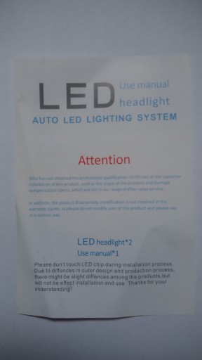 Zdjęcie oferty: Żarówki LED H7. Mocne 2x35 Watt