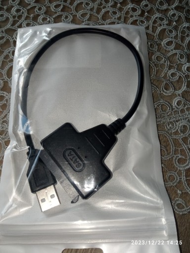 Zdjęcie oferty: ADAPTER PRZEJŚCIÓWKA dysku 2,5" SATA III na USB