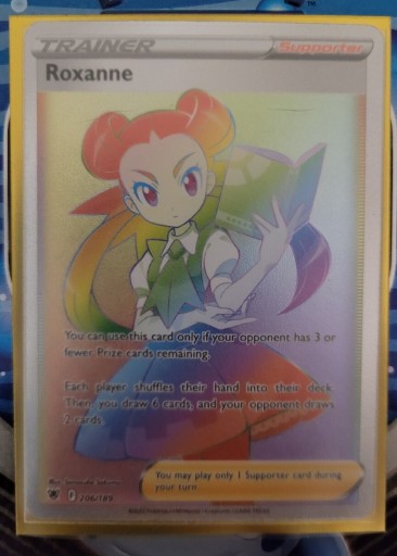 Zdjęcie oferty: Roxanne rainbow Secret Rare 206/189