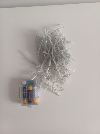 Zdjęcie oferty: Lampki Choinkowe Sople 100 Led, Girlanda 10 M Na Choinkę, Zimna biel