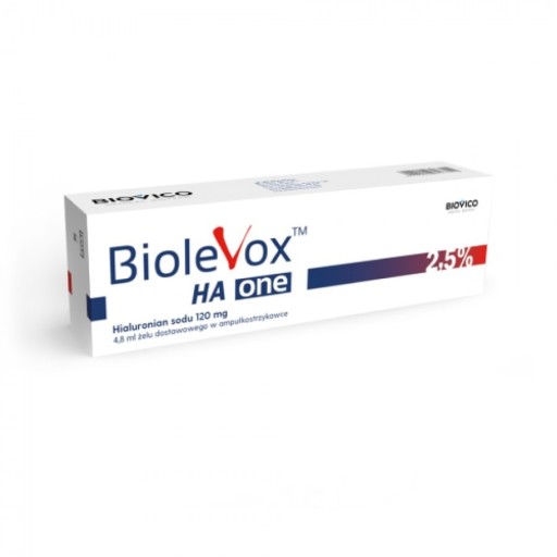 Zdjęcie oferty: BioleVox HA ONE 2,5%, ampułkostrzykawka 4,8 ml