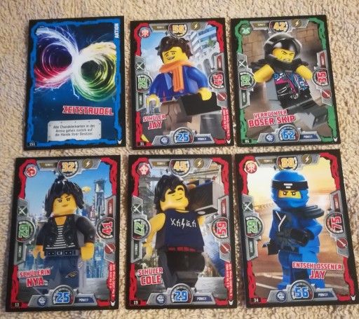 Zdjęcie oferty: Lego Ninjago 6 kart 