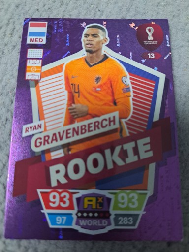 Zdjęcie oferty: FIFA World Cup Qatar 13 Rookie Ryan Gravenberch