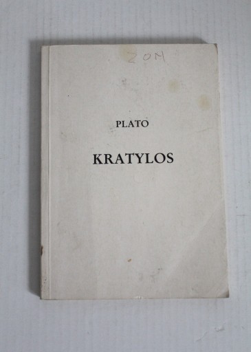 Zdjęcie oferty: Plato - Kratylos / tłum. Brzostowska