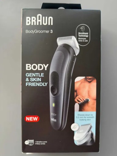 Zdjęcie oferty: Braun BodyGroomer BG3350 nowy trymer + ladowarka, bez nakladek i ostrzy