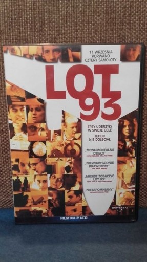 Zdjęcie oferty: Lot 93 Film na 2 VCD- okazja!