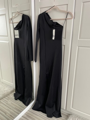 Zdjęcie oferty: Długa sukienka na jedno ramię Zara s/36 unikat