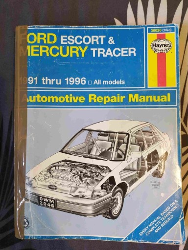 Zdjęcie oferty: Poradnik Ford Escort, Mercury Tracer 1991 ..1999