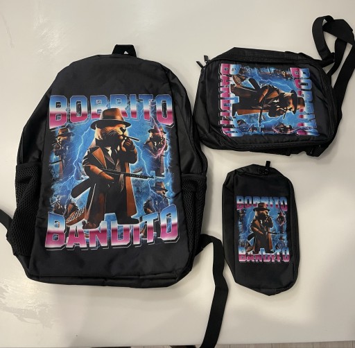 Zdjęcie oferty: Zestaw Brainrot Bobrito bandito,tralalelo plecak piórnik torebka NOWY