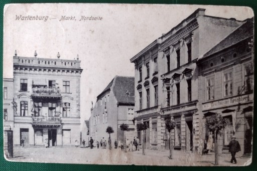 Zdjęcie oferty: Wartenburg. Markt Nordseite 1908 r (Barczewo)