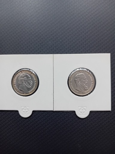 Zdjęcie oferty: NIEMCY 2X20 MARK 1888 , 1873 Nowe Bicie srebro