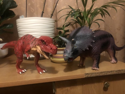 Zdjęcie oferty: Figurka dinozaura Triceratopsa i Tyrannosaurus 