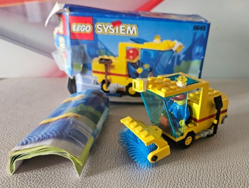 Zdjęcie oferty: klocki LEGO system city town miasto 6649 Samochód do zamiatania ulic