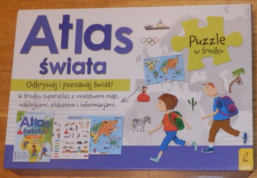 Zdjęcie oferty: Atlas Świata puzzle Wilga 