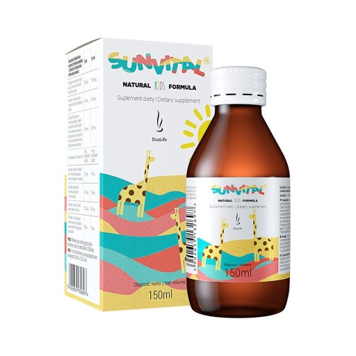 Zdjęcie oferty: SunVital Natural KIDS Formula duolife-150ml