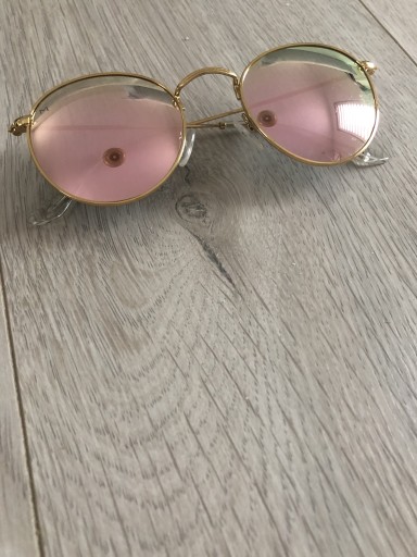 Zdjęcie oferty: Okulary lustrzanki lenonki Meller różowe, nowe
