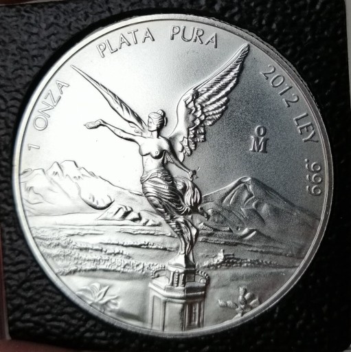 Zdjęcie oferty: 1 Onza Plata Pura 2012 1 oz Anioł Wolności Meksyk