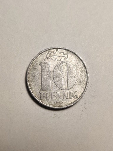 Zdjęcie oferty: Niemcy NRD 10 pfennig 1967 #203