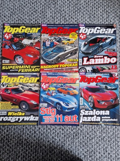 Zdjęcie oferty: Magazyny Top Gear