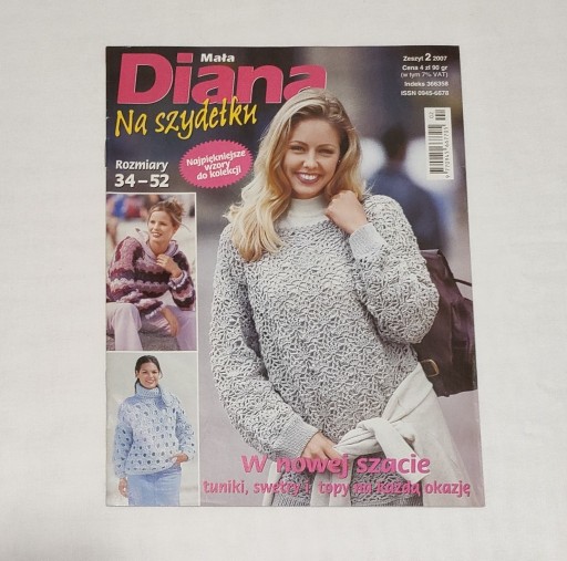 Zdjęcie oferty: Mała Diana 2/2007 tuniki, swetry i topy