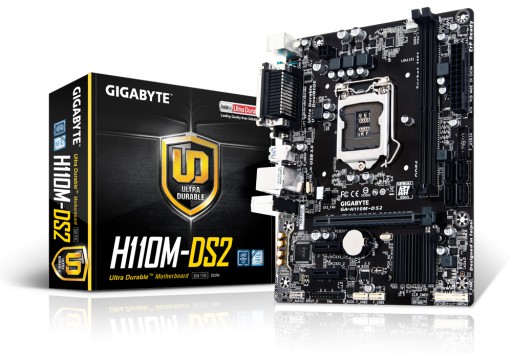 Zdjęcie oferty: Płyta główna GIGABYTE H110M-DS2, Micro ATX, DDR4 - 100%OK