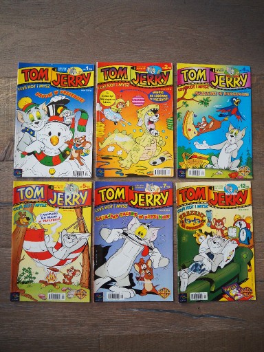 Zdjęcie oferty: Komiksy "Tom & Jerry" rok 1999 (6 sztuk)