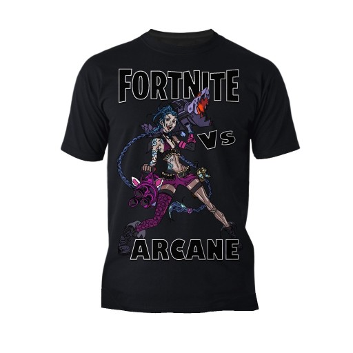 Zdjęcie oferty: T shirt Koszulka Fortnite Vs Arcane (czarny) (L)