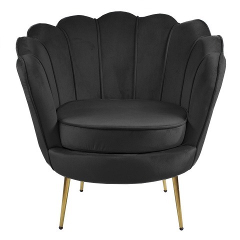 Zdjęcie oferty: Krzesło Fotel Muszla Lugano DONNA VELVET BLACK