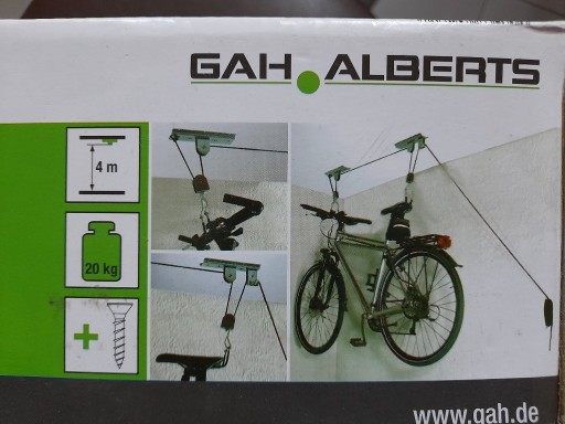 Zdjęcie oferty: Wieszak podsufitowy na rower Gah Alberts 20 kg