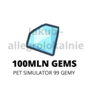 Zdjęcie oferty: 100MLN Gemów Gemy Gems Pet Simulator 99 PS99