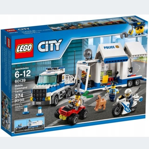 Zdjęcie oferty: LEGO CITY 60139 - Mobilna jednostka policji - NOWY