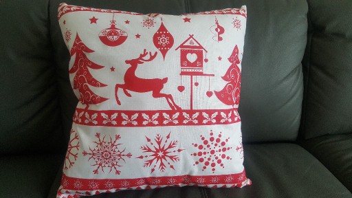 Zdjęcie oferty: poduszka świąteczna 45cm x 45 cm handmade