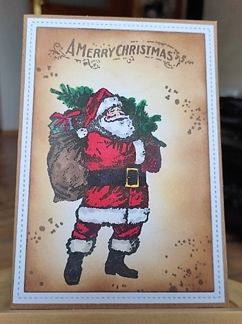 Zdjęcie oferty: kartka świąteczne ręcznie wykonana Boże Narodzenie
