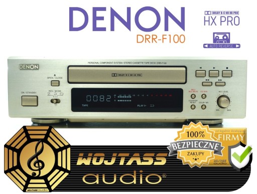 Zdjęcie oferty: Magnetofon Denon DRR-F100 szampański złoty DECK