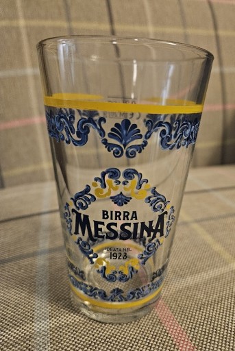 Zdjęcie oferty: szklanka Birra Messina 0,2l do piwa 