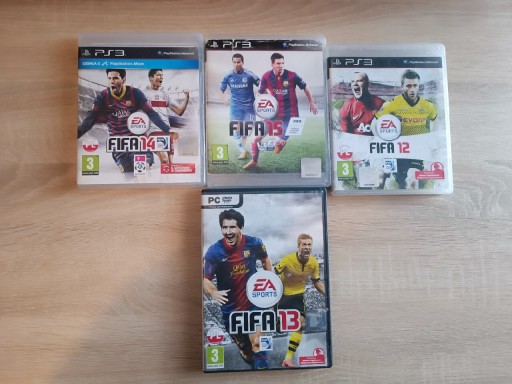 Zdjęcie oferty: Zestaw z serii FIFA 12,13,14,15 PS3