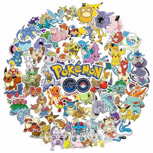 Zdjęcie oferty: Naklejki Pokémon 100 sztuk